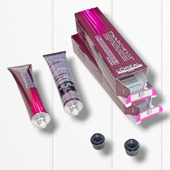 L'Oreal Professionnel DIARichesse 2 Tubes Ammonia-Free 6.31/6GB Hazelnut Praline - Picture 13 of 16